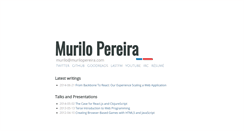 Desktop Screenshot of murilopereira.com