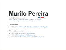 Tablet Screenshot of murilopereira.com